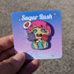 Sugar rush hard enamel pin | candy lapel pin | cute enamel pin | candy lover pin | 1.5 inches | Kittygorian