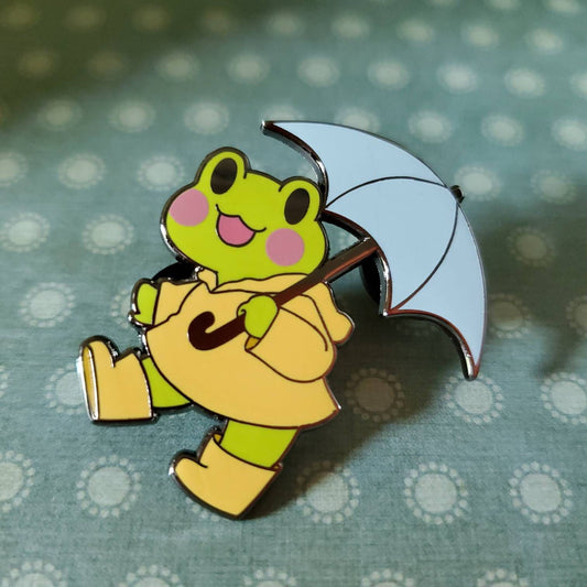 Rainy day | 1.5" Enamel Pin | Kittygorian original