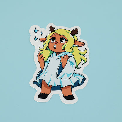 Noelle Vinyl Sticker || DELTARUNE
