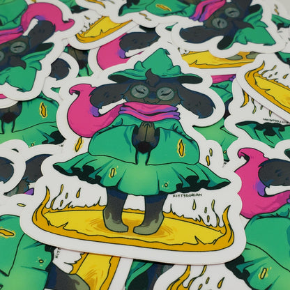 Ralsei vinyl sticker || DELTARUNE
