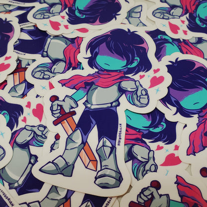 Kris vinyl sticker || DELTARUNE