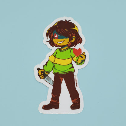 Kris vinyl sticker || DELTARUNE