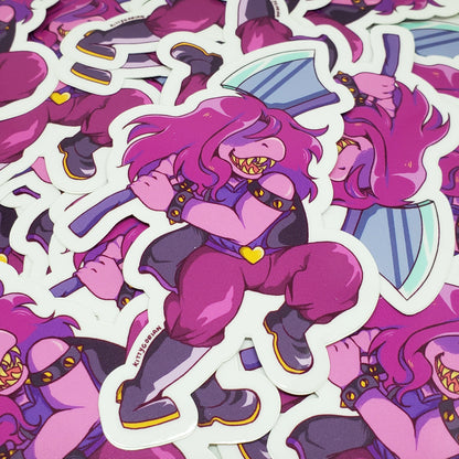 Susie vinyl sticker || DELTARUNE