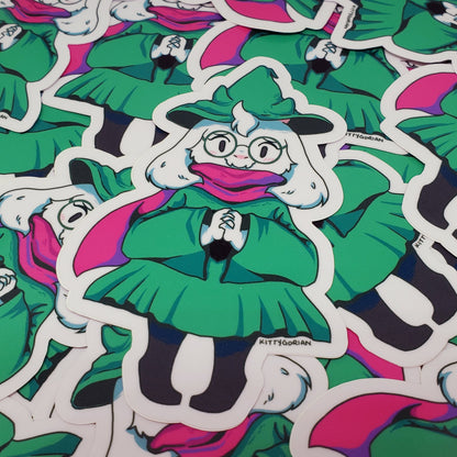 Ralsei vinyl sticker || DELTARUNE