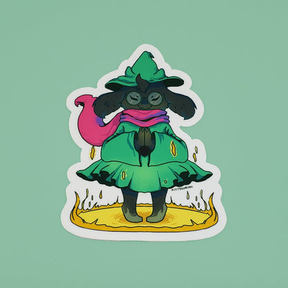 Ralsei vinyl sticker || DELTARUNE