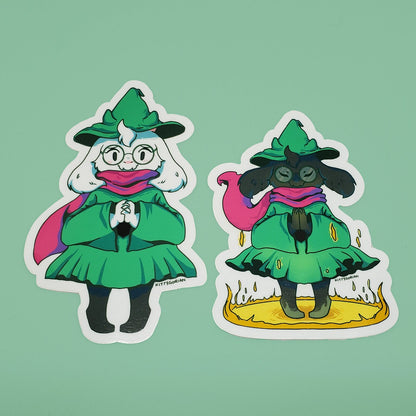 Ralsei vinyl sticker || DELTARUNE