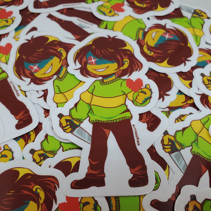 Kris vinyl sticker || DELTARUNE