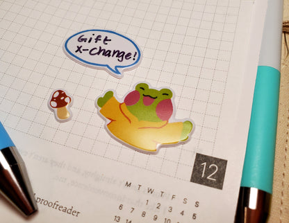 Rani puffy sticker sheet || Rani the Froggie